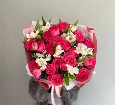 Малиновые букеты